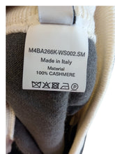 Load image into Gallery viewer, Bally 6302922 Women's Curling Collection Grey & Bone Cashmere Pants MSRP $1500