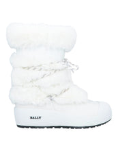 Load image into Gallery viewer, Bally Galy 6234642 Women's White Fur & Leather Ankle Boots Size 4.5 MSRP $850