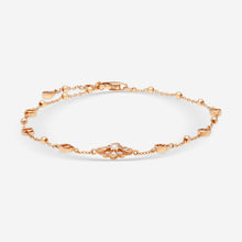 Load image into Gallery viewer, GUCCI Flora 18kt Pink Gold and Diamond Bracelet YBA702389001 MSRP $2,760