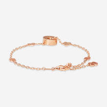 Load image into Gallery viewer, Gucci Heart Cut Out 18K Rose Gold Round Charm Bracelet YBA729383001 Size S MSRP $2,390