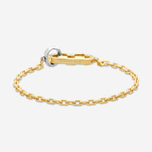 Load image into Gallery viewer, Gucci Link to Love 18K Yellow and White Gold Chain Bracelet YBA786693001016 MSRP $2,350