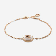 Load image into Gallery viewer, Gucci Interlocking G 18K Rose Gold Mother of Pearl and Diamond Bracelet YBA786749001016 MSRP $2900