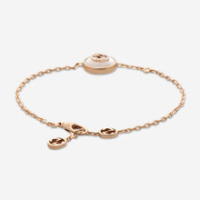 Load image into Gallery viewer, Gucci Interlocking G 18K Rose Gold Mother of Pearl and Diamond Bracelet YBA786749001016 MSRP $2900
