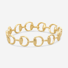 Load image into Gallery viewer, Gucci Horsebit 18K Yellow Gold Link Bracelet MSRP $6,900 YBA796185001