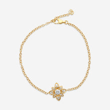 Load image into Gallery viewer, Gucci Flora 18K Yellow Gold and Diamond Bracelet MSRP $5,720