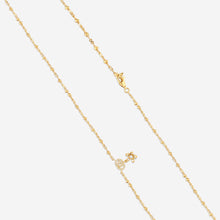 Load image into Gallery viewer, GUCCI Flora Double G Detail 18kt Yellow Gold and Diamond Necklace YBB581842002 MSRP $3,380
