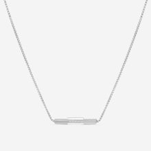 Load image into Gallery viewer, GUCCI Link to Love 18kt White Gold and Diamond Necklace YBB662132001 MSRP $2,650