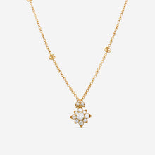 Load image into Gallery viewer, Gucci Flora 18K Yellow Gold and Diamond Necklace MSRP $11,220 YBB70364900200U