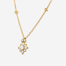 Load image into Gallery viewer, Gucci Flora 18K Yellow Gold and Diamond Necklace MSRP $11,220 YBB70364900200U