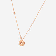 Load image into Gallery viewer, Gucci 18K Rose Gold Round Pendant Heart Cut Out Necklace YBB729373001 MSRP $2,700
