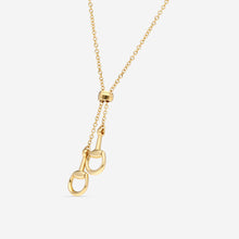 Load image into Gallery viewer, Gucci Horsebit 18K Yellow Gold Lariat Necklace YBB795850001 MSRP $5,300
