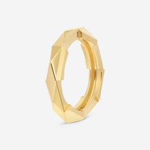 Load image into Gallery viewer, GUCCI Link to Love Studded 18kt Yellow Gold Ring YBC662177001 MSRP $1,650