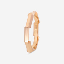Load image into Gallery viewer, GUCCI Link to Love 18kt Pink Gold Ring YBC662194002 MSRP $1100