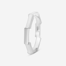 Load image into Gallery viewer, GUCCI Link to Love 18kt White Gold Ring YBC662194003 MSRP $1,070