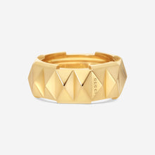 Load image into Gallery viewer, Gucci Link to Love 18K Yellow Gold Ring YBC702379001 MSRP $3250