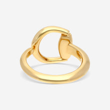 Load image into Gallery viewer, Gucci Horsebit 18K Yellow Gold Ring YBC795651001 MSRP $2,400