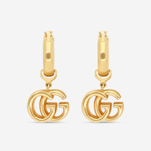 Load image into Gallery viewer, Gucci GG Running 18K Yellow Gold Earrings YBD582017001 MSRP $3,100