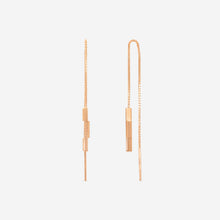 Load image into Gallery viewer, Gucci Link to Love 18K Rose Gold Drop Earrings MSRP $1,450 YBD66211500200U