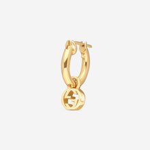 Load image into Gallery viewer, Gucci 18K Yellow Gold and Gucci Detail Mono Earring YBD76158400100U MSRP $940