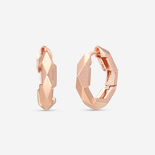 Load image into Gallery viewer, Gucci Link to Love 18K Rose Gold Hoop Earrings YBD786727001 MSRP $2,250