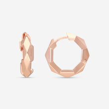 Load image into Gallery viewer, Gucci Link to Love 18K Rose Gold Hoop Earrings YBD786727001 MSRP $2,250
