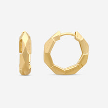 Load image into Gallery viewer, Gucci Link to Love 18K Yellow Gold Hoop Earrings MSRP $2,250 YBD786727002