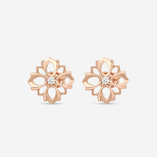 Load image into Gallery viewer, Gucci 18K Rose Gold with Central Diamonds Earrings YBD796248001 MSRP $2,900