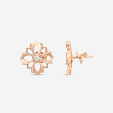 Load image into Gallery viewer, Gucci 18K Rose Gold with Central Diamonds Earrings YBD796248001 MSRP $2,900