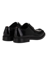 Load image into Gallery viewer, Bally Niervro 6301527 Men's Black Brushed Leather Oxford Size 10.5 MSRP $750