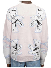 Load image into Gallery viewer, Bally 6302893 Men's Pink Bear Switzerland Wool Sweater MSRP $990