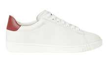 Load image into Gallery viewer, Bally Wildy 6237778 Men's White/Red Calf Plain Leather Sneakers US 7.5 MSRP $667