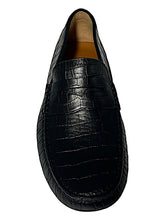Load image into Gallery viewer, Bally Dreamer 6301195 Men's Black Calf Embossed Leather Loafers MSRP $700