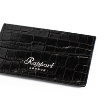 Load image into Gallery viewer, Rapport London Directors Range Leather Credit Card Holder In Black - D334