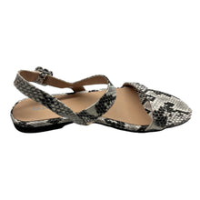 Load image into Gallery viewer, Bally Carlas 6234088 Women's Animal Print Leather Flat Sandals Size 6 MSRP $695