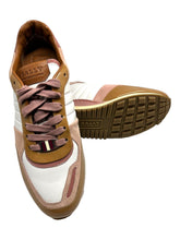 Load image into Gallery viewer, Bally Asyia Ladies White/Pink Suede Leather Sneakers Size 6.5 MSRP$ 670