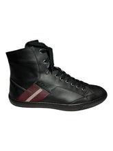 Load image into Gallery viewer, Bally Oldani Men's 6227952 Black High-Top Leather Sneakers MSRP $600