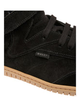 Load image into Gallery viewer, Bally Parrel 6304571 Men's Black Suede Leather High-Top Sneakers MSRP $750