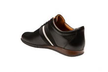 Load image into Gallery viewer, Bally Frenz Men's 6230483 Black Perforated Leather Sneakers MSRP $535