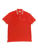 Load image into Gallery viewer, Bally 6303764 Men's Orange Tipped Regular Fit Cotton Polo Shirt MSRP $320