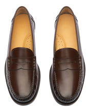 Load image into Gallery viewer, Bally Coelo 6301851 Men's Ebano Leather Moccasins Size 9 MSRP $700