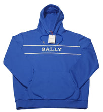 Load image into Gallery viewer, Bally 6240606 Unisex Blue Hooded Sweatshirt MSRP $375