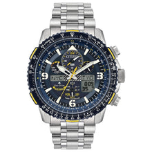 Load image into Gallery viewer, Citizen JY8078-52L Eco-Drive Skyhawk Mens Blue Dial Bracelet 45 mm Watch MSRP $795