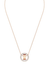 Load image into Gallery viewer, Swarovski 5374131 Dextera White & Rose Gold Finish Pendant Pavé MSRP $169