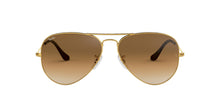 Load image into Gallery viewer, Ray-Ban RB3025 001/51 Polished Gold Aviator Light Brown Gradient 62-14