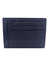 Load image into Gallery viewer, Bally Sink 6207995 Men's Ink Business Card Holder Wallet Grained Leather MSRP $220