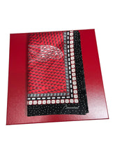 Load image into Gallery viewer, Baccarat 2809049 Ladies Louxor Twillsilk Maxi Tie Red Scarf MSRP $290