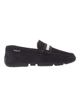 Load image into Gallery viewer, Bally Pearce 6206908 Men's Blue Navy Suede Leather Loafers MSRP $678