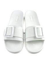 Load image into Gallery viewer, NEW Bally Jeline 6231192 Women's White Rubber Slide Sandals MSRP $230