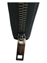 Load image into Gallery viewer, Bally Tallen 6218189 Black Leather Zippered Long Wallet MSRP $580
