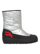 Load image into Gallery viewer, Bally Camely 6228425 Women's Silver Synthetic Fabric Boots MSRP $590